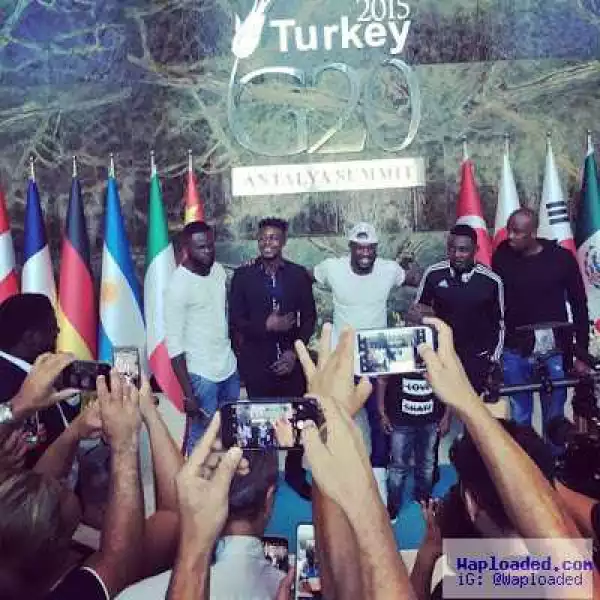 Photos: Kanu Nwankwo, JJ Okocha, Peter Okoye,AY, Osita Iheme in Turkey just before the coup